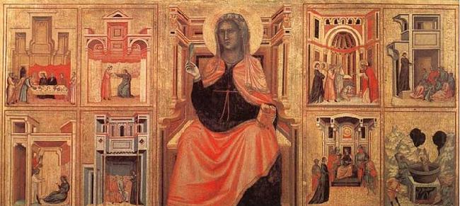 MASTER of Saint Cecilia Saint Cecilia Altarpiece Sweden oil painting art
